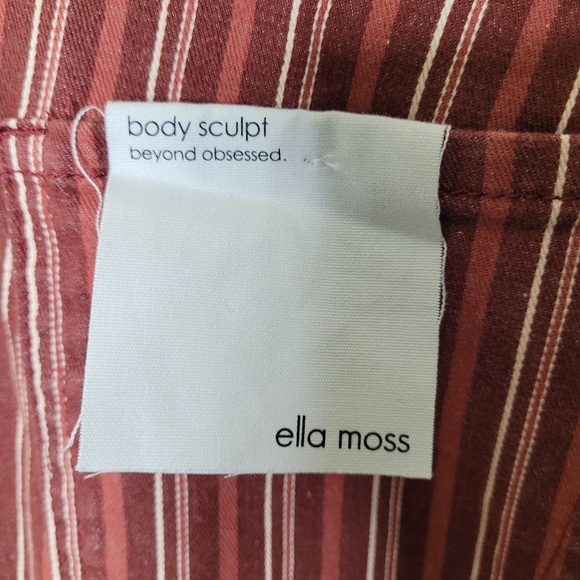 Ella Moss Pull On Flare Pants In Red Desert Stripe Size 29 NWT - Picture 8 of 9